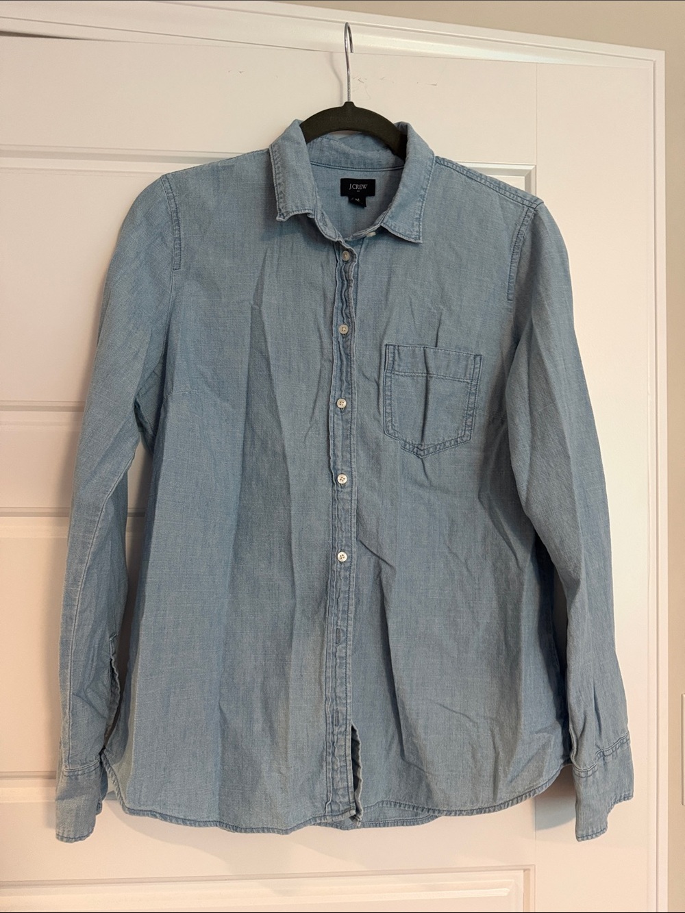 J. Crew Light Blue Chambray Button-Down Shirt - Men's